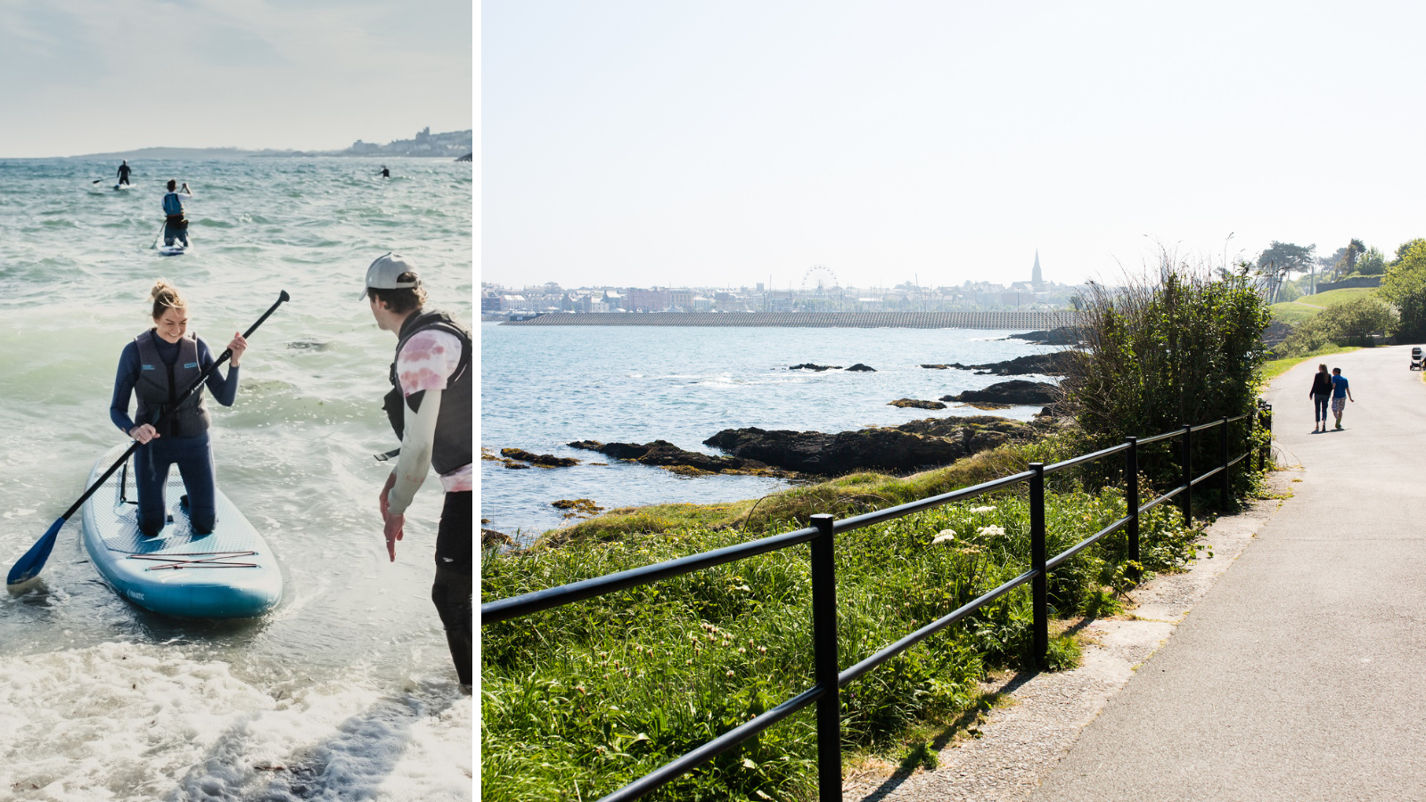 North Down Coastal Path and stand up paddleboarding lessons